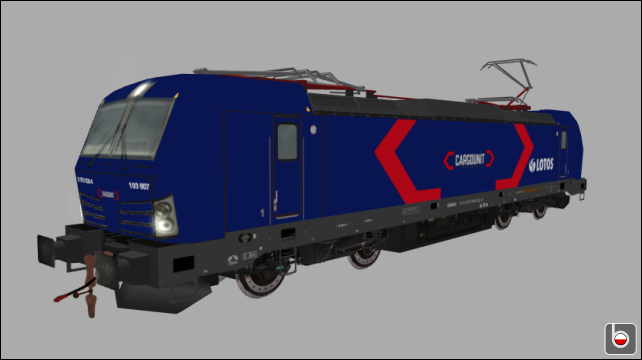 Vectron locomotives for BVE Vectron-193-807-1